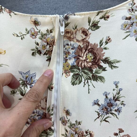 Vintage Benson and Smith Women's Dress Size 7/8 Cottagecore Floral Vintage Femme - Picture 4 of 14